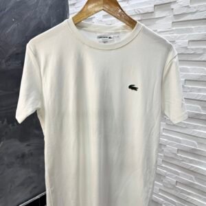 T-shirt Lacoste off white