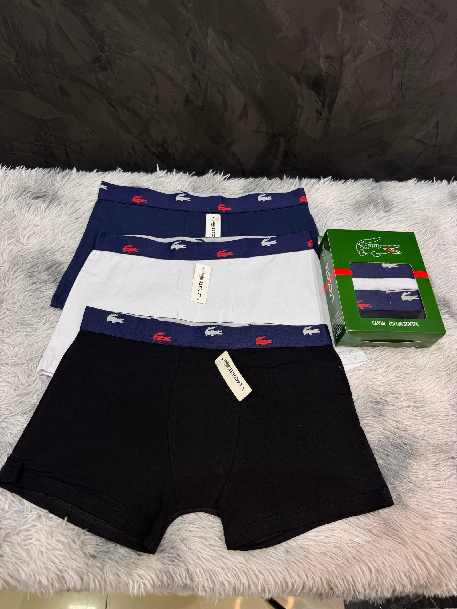 Kit Cueca Box Lacoste